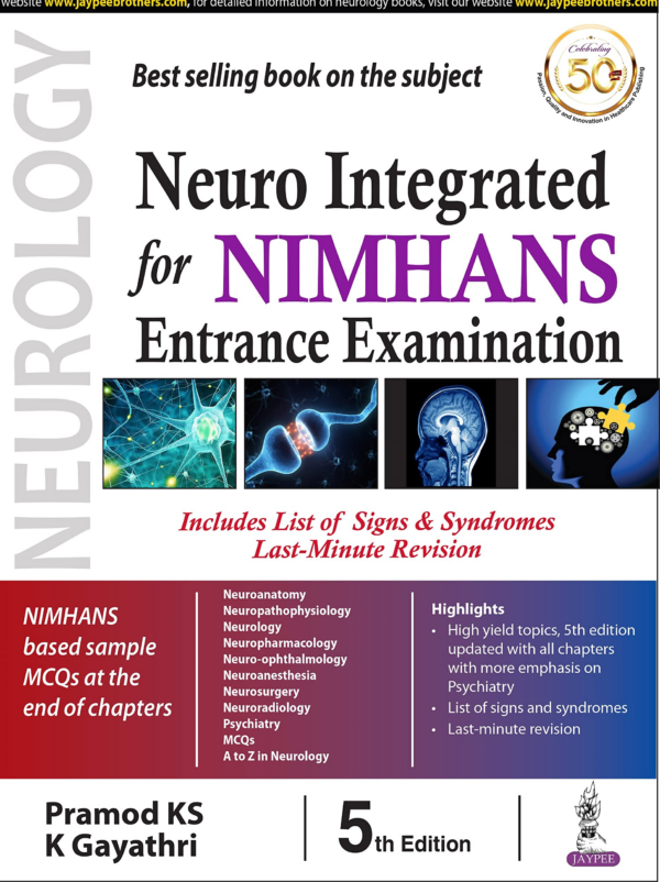 Neuro Integrated for NIMHANS Entrance Examination