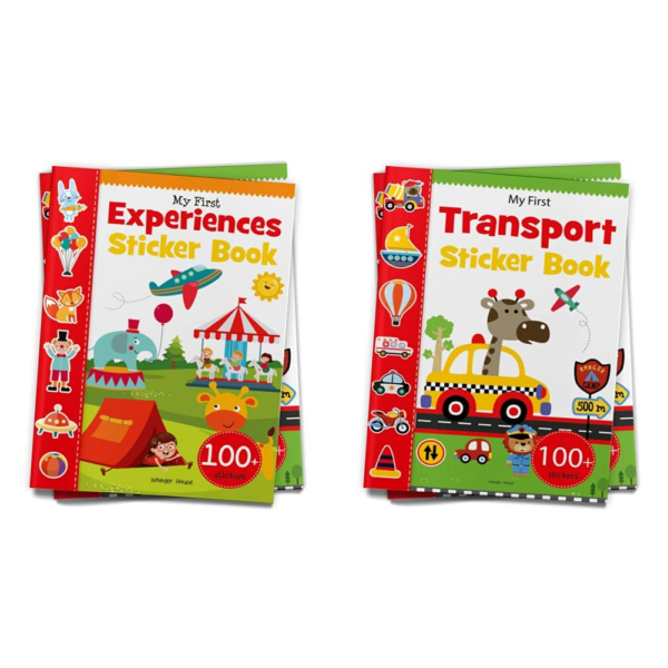 My First Transport Sticker Book: Exciting Sticker Book With 100 Stickers