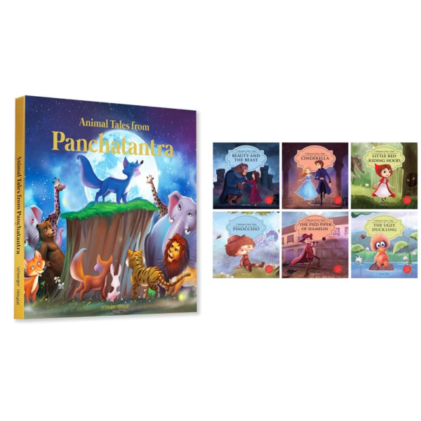 5 Minutes Fairy Tales Bookset: Giftset of 6 Board Books for Children (Abridged and Retold)