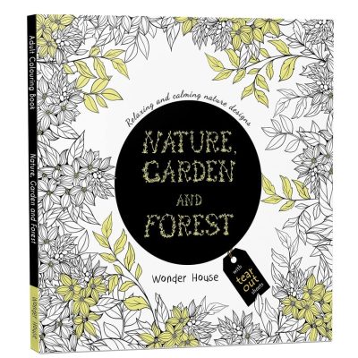 Nature Garden Coloring Book For Adults