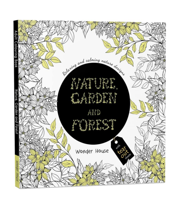 Nature Garden Coloring Book For Adults