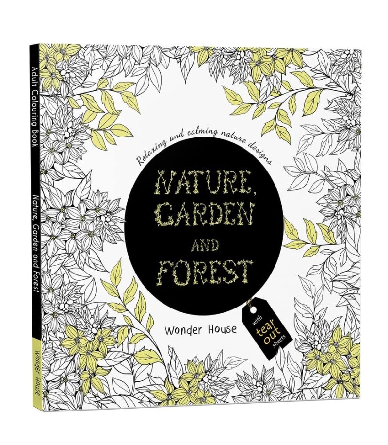 Nature Garden Coloring Book For Adults