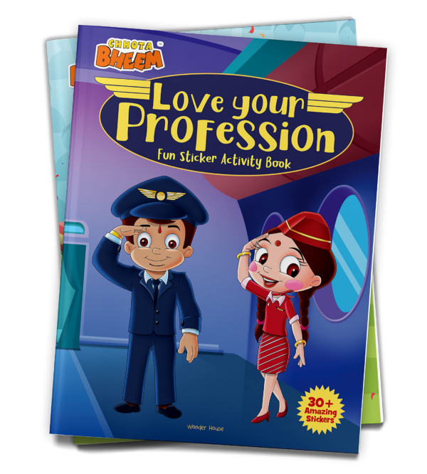 Chhota Bheem - Love Your Profession : Fun Sticker Activity Book