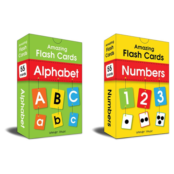Amazing Flash Cards Numbers: Early Development OF Preschool Toddler (55 Cards)