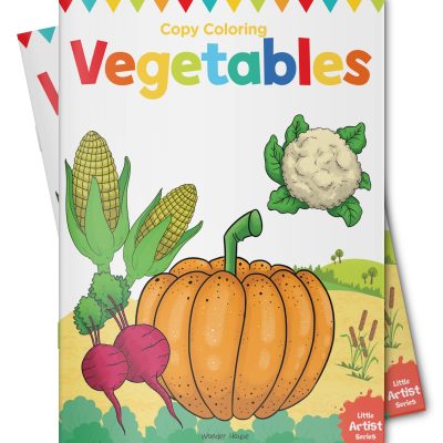 Little Artist Series Vegetables: Copy Colour Books