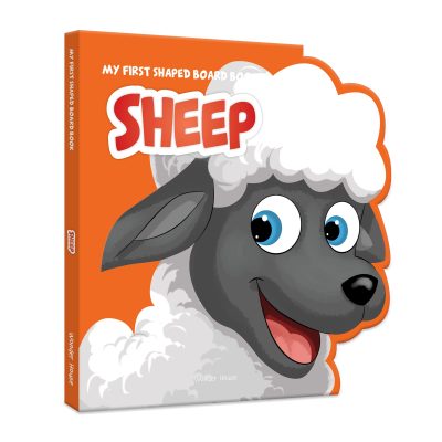 My First Shaped Board Book: Illustrated Sheep - Animal Picture Book For Kids Age 2+ Board Book