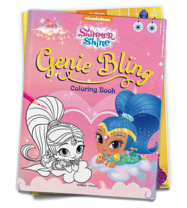 Genie Bling: Coloring Book for Kids (Shimmer & Shine) Paperback â€“ 11 Oct 2019