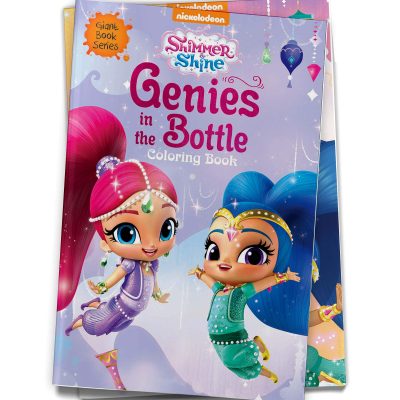 Genie in the Bottle: Giant Coloring Book for Kids (Shimmer & Shine)