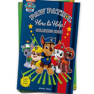 Here to Help! : Paw Patrol Giant Coloring Book For Kids
