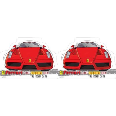 Ferrari Giant Colouring Book For Kids: The Racing Cars Colouring Book