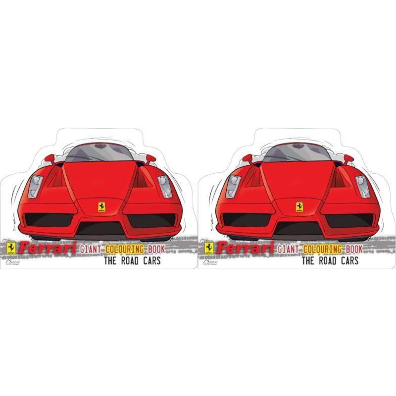 Ferrari Giant Colouring Book For Kids: The Racing Cars Colouring Book