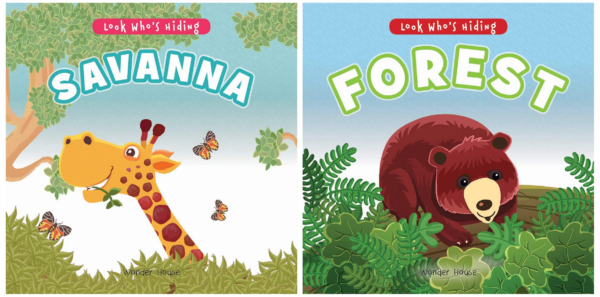 Look Who's Hiding - Forest : Pull The Tab Novelty Books For Children