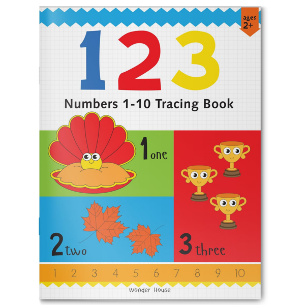 Preschool Activity Book 123 - Numbers 1-10 Tracing Book For Kids
