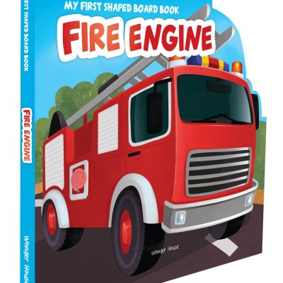 My First Shaped Board Books For Children Transport - Fire Engine