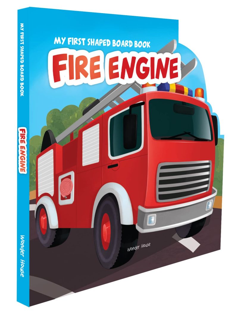 My First Shaped Board Books For Children Transport - Fire Engine