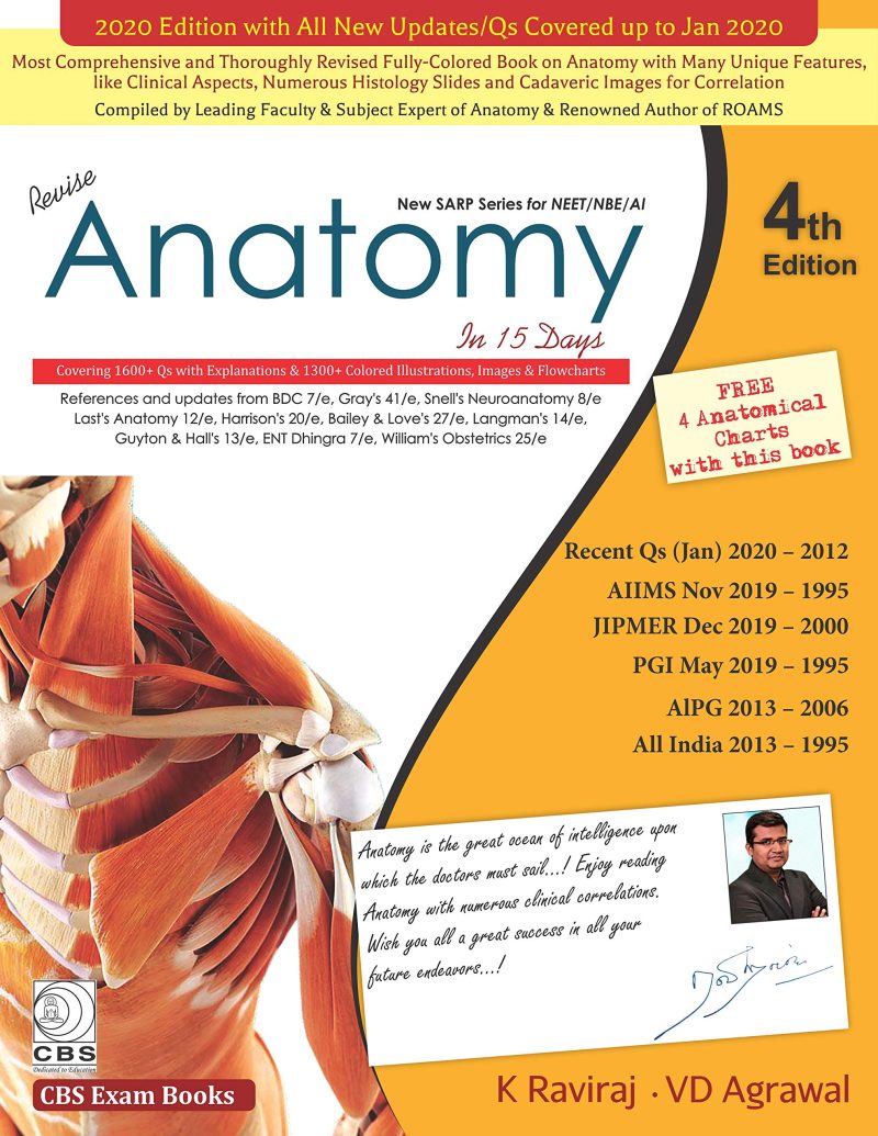 New Sarp Series For Neet/Ini-Cet Revise Anatomy In 15 Days 5Ed (Pb 2023)