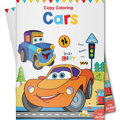 Little Artist Series Cars: Copy Colour Books