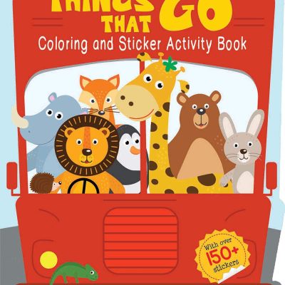 Things That Go - Coloring and Sticker Activity Book (With 150+ Stickers)