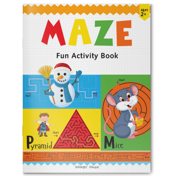 Preschool Activity Book Maze - Fun Activity Book For Kids
