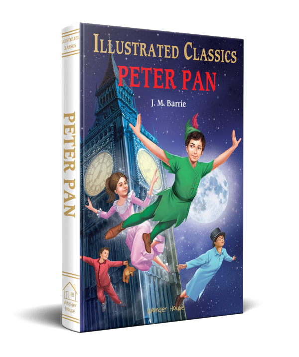 Peter Pan : illustrated Abridged Children Classics English Novel with Review Questions