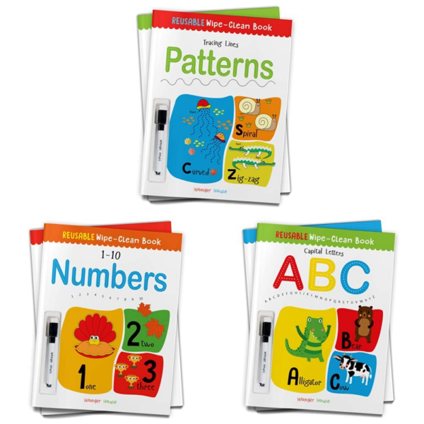 Reusable Wipe And Clean Book Tracing - Lines Patterns : Trace And Practice Patterns