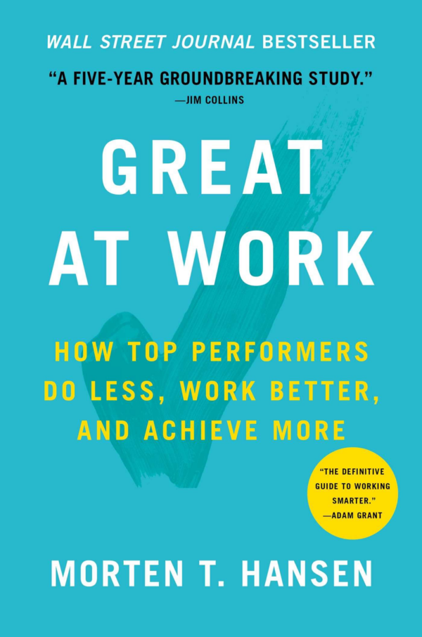 Work Less, Do More