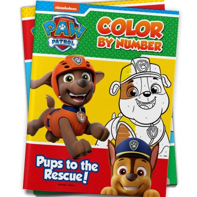 Pups to the Rescue: Paw Patrol, Color By Number Activity Book