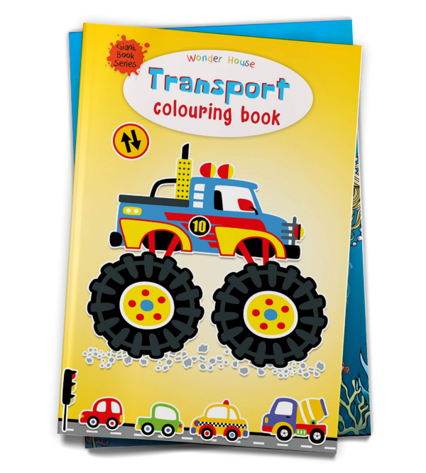 Transport Colouring Book (Giant Book Series): Jumbo Sized Colouring Books