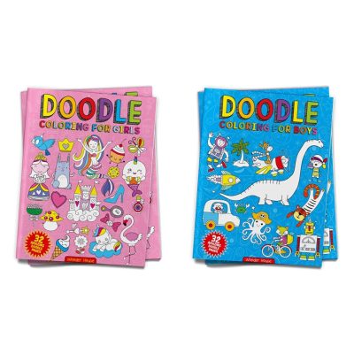 Doodle Coloring For Boys (Doodle Coloring Books)