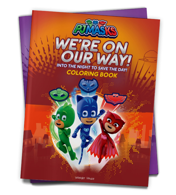 PJ Masks - We Are On Our Way: Coloring Book For Kids