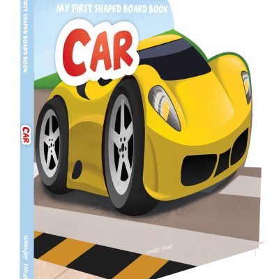 My First Shaped Board Books For Children Transport - Car