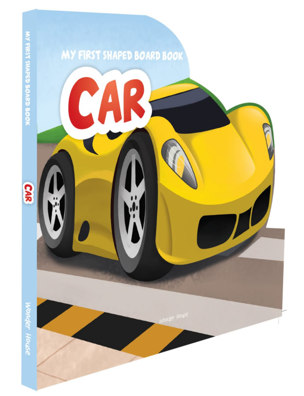My First Shaped Board Books For Children Transport - Car