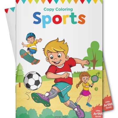 Little Artist Series Sports: Copy Colour Books