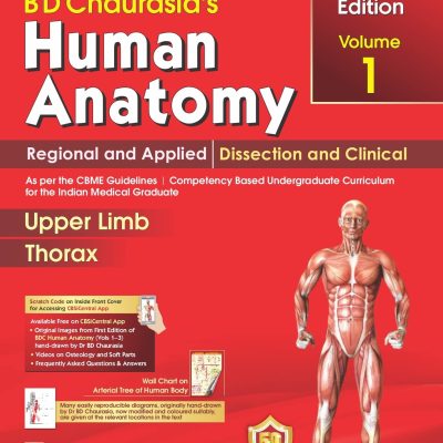 Bd Chaurasias Human Anatomy 9Ed Vol -1 Regional And Applied Dissection & Clinical Upper Limb Thorax (Pb-2023)