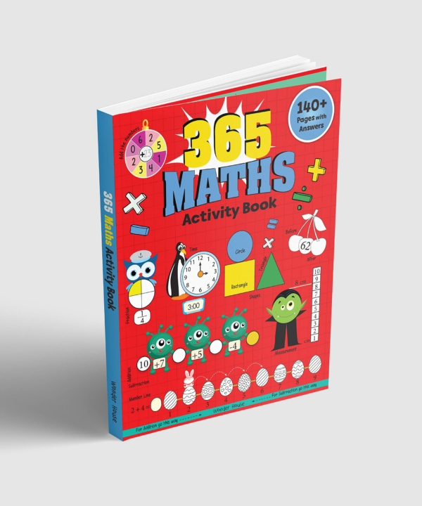 365 Maths Activity Book For Kids: Age 5+