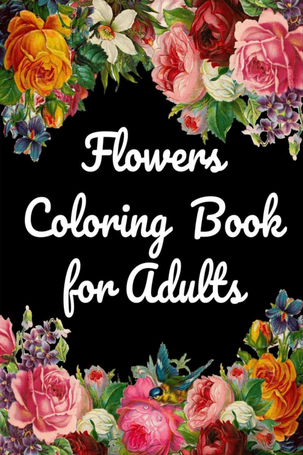 Flowers Coloring Book For Adults