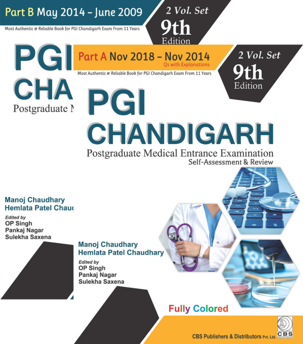 PGI Chandigarh (Part A & Part B)-2 Volume Set