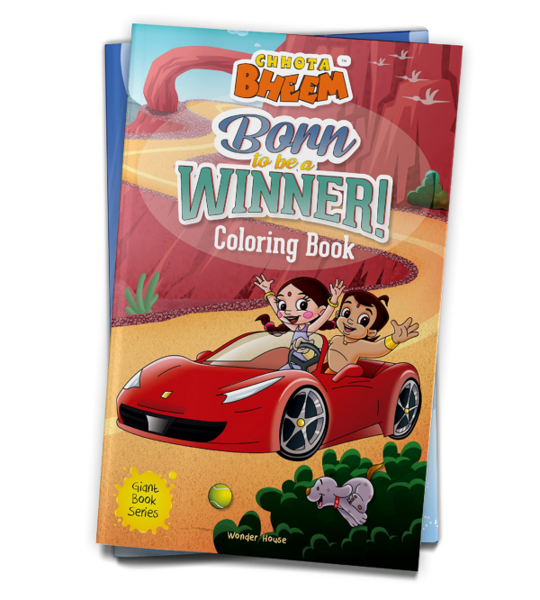 Chhota Bheem Born To Be A Winner: Jumbo Size Coloring Book For Children (Giant Book Series)