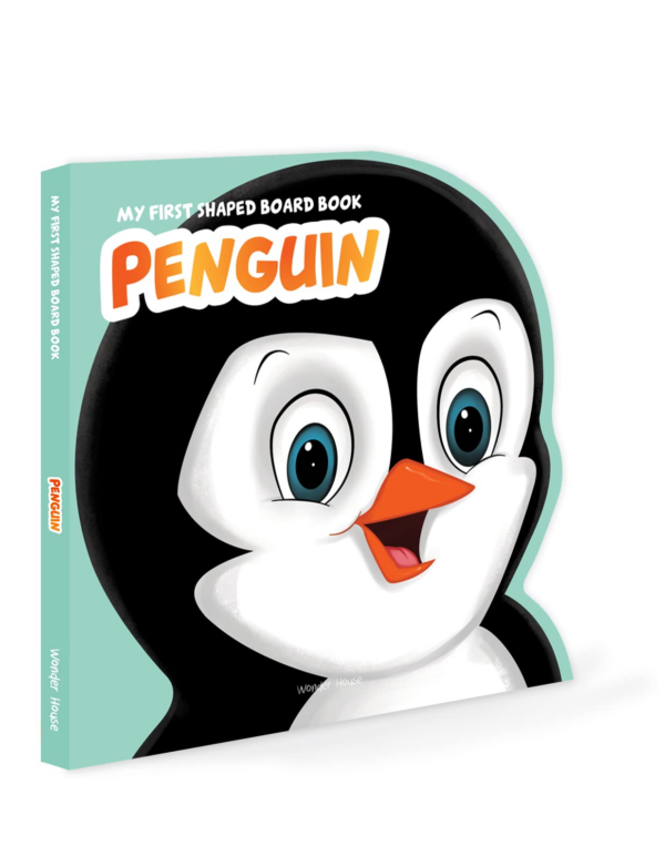MyÂ FirstÂ ShapedÂ BoardÂ bookÂ - Penguin, Die-Cut Animals, Picture Book for Children