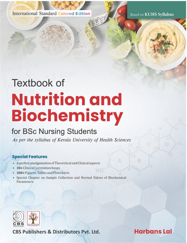 TEXTBOOK OF NUTRITION AND BIOCHEMISTRY FOR BSC NURSING STUDENTS FOR KUHS (PB 2022)