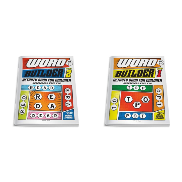 Word Builder Activity Book For Children - Make Meaningful Words With The Given Letters - Level 1
