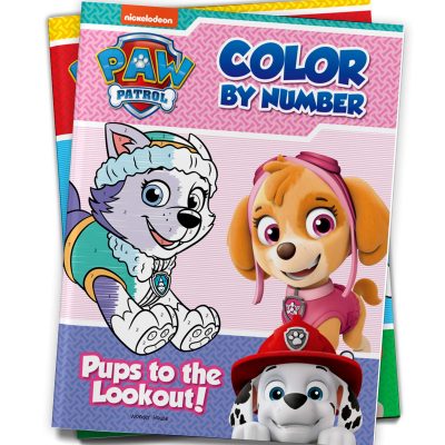 Pups to the Lookout: Paw Patrol, Color By Number Activity Book