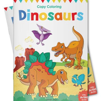 Little Artist Series Dinosaurs: Copy Colour Books