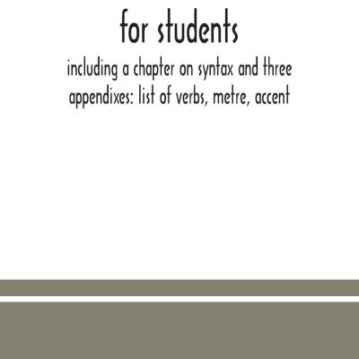 Vedic Grammar for Students