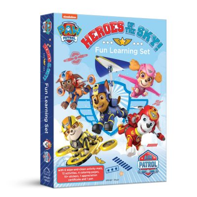 Nickelodeon Paw Patrol - Air Patrol Heroes Of The Sky! : Fun Learning Set (with Wipe and Clean Mats, Coloring Sheets, Stickers, Appreciation Certificate and Pen)