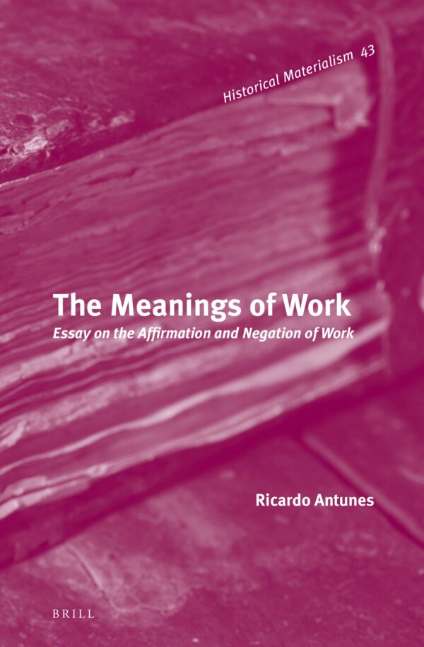 The Meanings of Work: Essays on the Affirmation and Negation of Work (Historical Materialism Series)