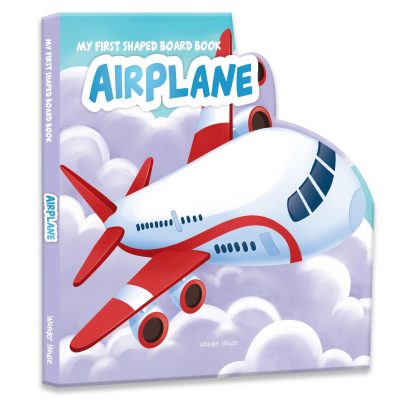 My First Shaped Board Books For Children Transport - Airplane
