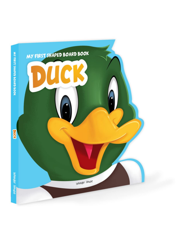 MyÂ FirstÂ ShapedÂ BoardÂ bookÂ - Duck, Die-Cut Animals, Picture Book for Children