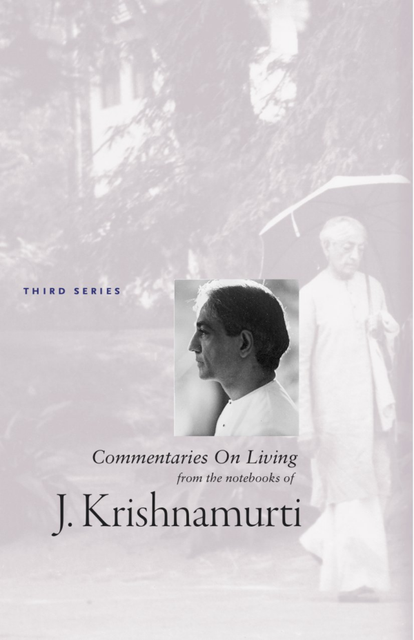 Commentaries on Living : 3