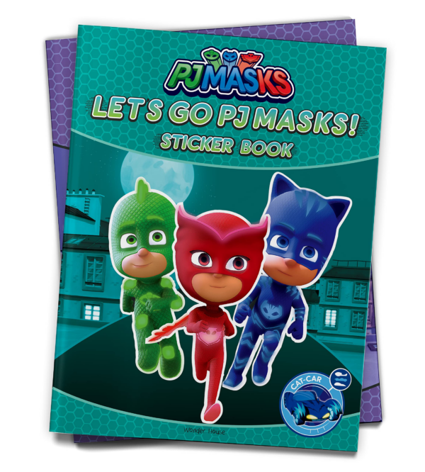 Let's Go PJ Masks Stickers Book : Fun Activity Books For Kids (PJ Masks)